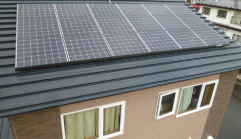 太陽光発電設置工事　釧路市S様邸