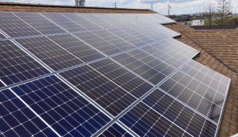 太陽光発電設置工事　帯広市M社