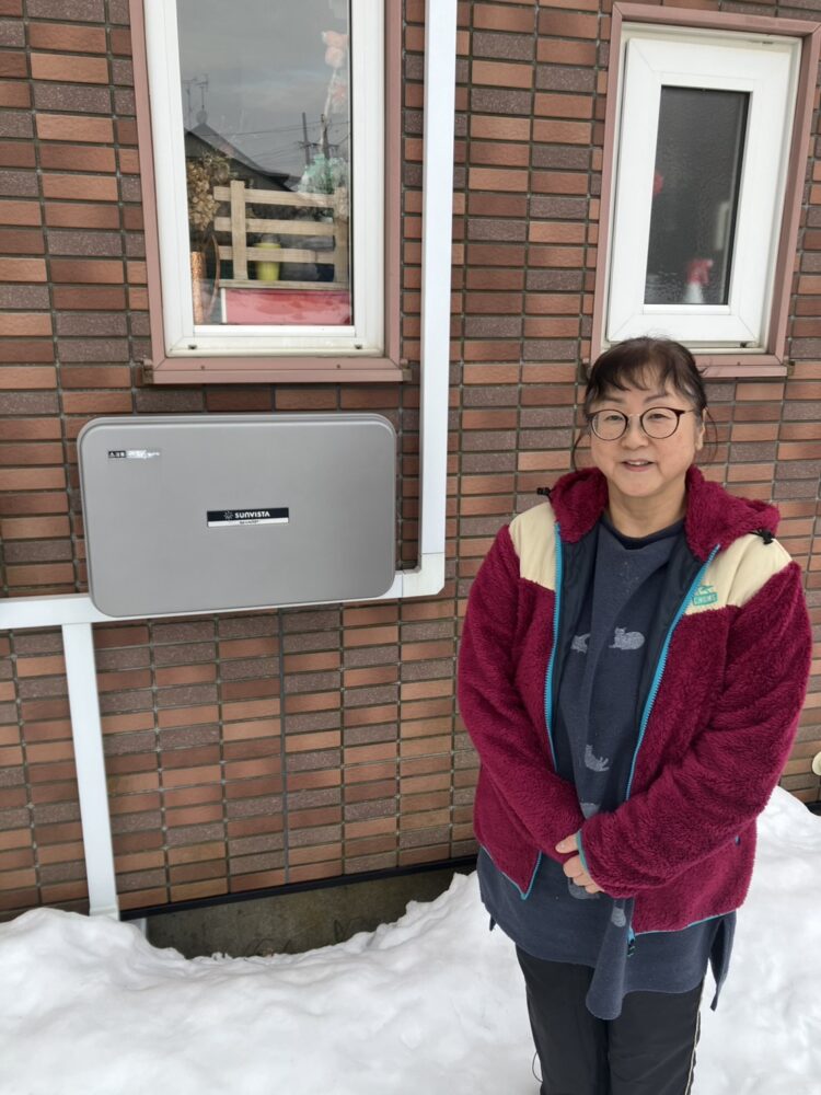 太陽光と蓄電池で安心が増しました。